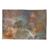 Dunkle Wolken von Carina Nebula Hubble Space Kissenbezug (Rückseite-Links)
