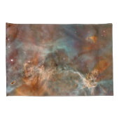 Dunkle Wolken von Carina Nebula Hubble Space Kissenbezug (Rückseite-Rechts)