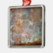 Dunkle Wolken von Carina Nebula Hubble Space Ornament Aus Metall (Links)