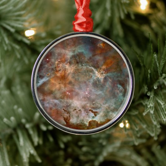 Dunkle Wolken von Carina Nebula Hubble Space Ornament Aus Metall (Baum)