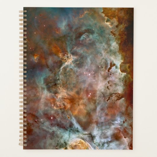 Dunkle Wolken von Carina Nebula Hubble Space Planer (Vorderseite)