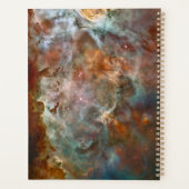 Dunkle Wolken von Carina Nebula Hubble Space Planer (Rückseite)