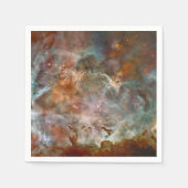 Dunkle Wolken von Carina Nebula Hubble Space Serviette (Vorderseite)