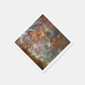 Dunkle Wolken von Carina Nebula Hubble Space Serviette (Ecke)