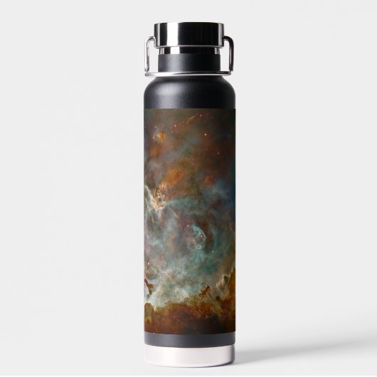 Dunkle Wolken von Carina Nebula Hubble Space Trinkflasche (Rückseite)