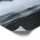 Dunkle Wolken von Rauch und Feuer entstehen Poster (Ecke)