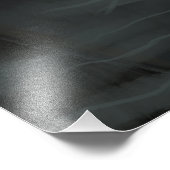 Dunkle Woods Fotodruck (Ecke)