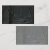 Dunkle Woods Visitenkarte (Vorne/Hinten)