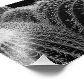 Dunkle Wüste. Fotodruck (Ecke)