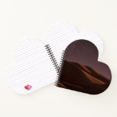 Dunkle Wüstenfotografie Notizblock (Innenseite)