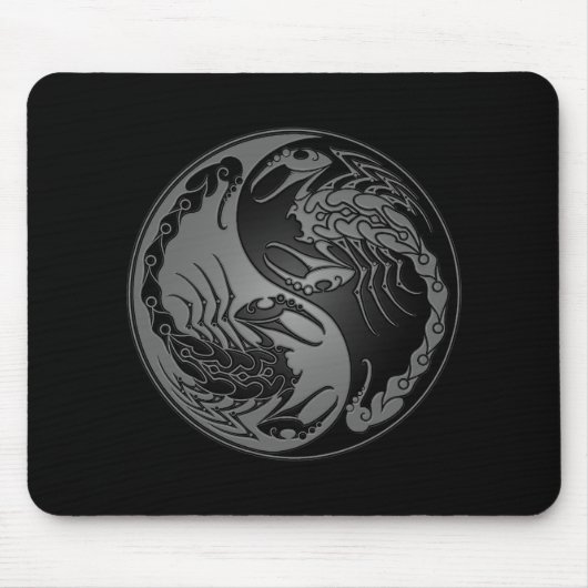 Dunkle Yin Yang Skorpione Mousepad (Vorne)