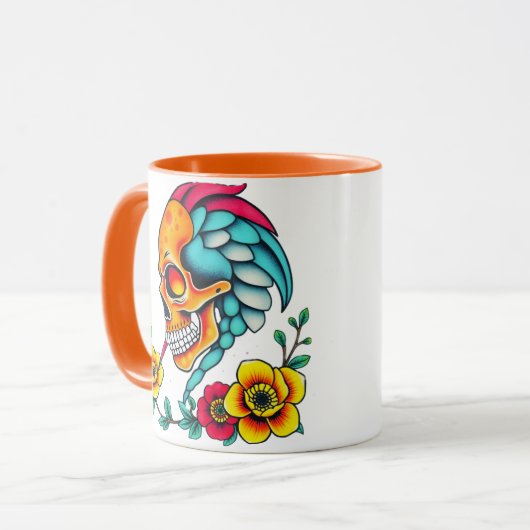 Dunkle Zitate Tasse (Vorderseite Links)