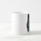 Dunkle Zombie-Tasse Kaffeetasse (Mittel)