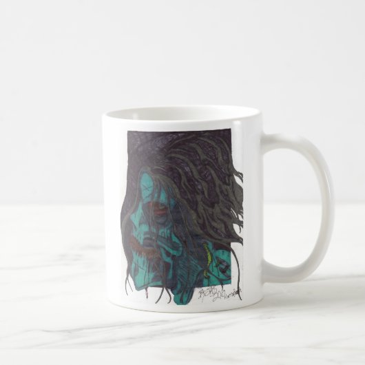 Dunkle Zombie-Tasse Kaffeetasse (Rechts)