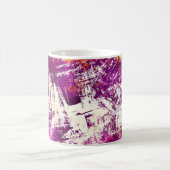 Dunkler abstrakter Klecks Hintergrund Kaffeetasse (Mittel)