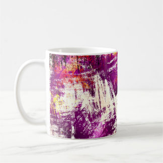 Dunkler abstrakter Klecks Hintergrund Kaffeetasse