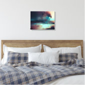 Dunkler abstrakter Kunst Druck Leinwanddruck (Insitu (Schlafzimmer))