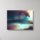 Dunkler abstrakter Kunst Druck Leinwanddruck (Vorderseite)