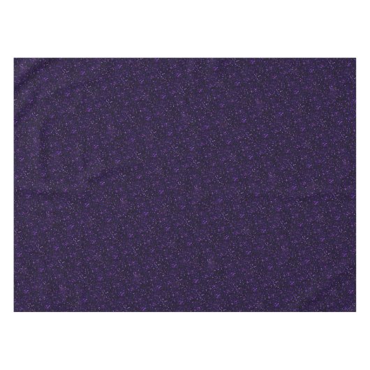 Dunkler Amethyst lila Glitzer Tischdecke (Vorderseite (Horizontal))