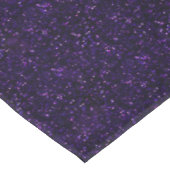 Dunkler Amethyst lila Glitzer Tischdecke (Schrägansicht)