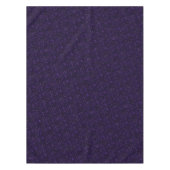 Dunkler Amethyst lila Glitzer Tischdecke (Vorderseite)