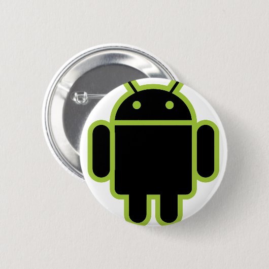Dunkler Android Button (Vorne & Hinten)