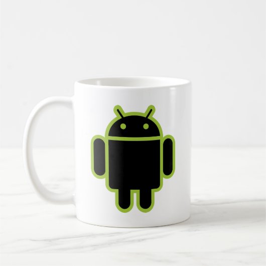 Dunkler Android Kaffeetasse (Links)