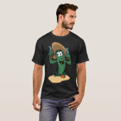 Dunkler Bandido-Kaktus T-Shirt (Vorne ganz)