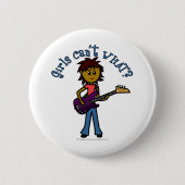 Dunkler Bass-Player Button (Vorderseite)