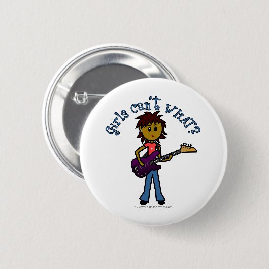 Dunkler Bass-Player Button (Vorne & Hinten)