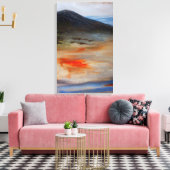 Dunkler Berg Leinwanddruck (Insitu (Wohnzimmer))