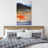 Dunkler Berg Leinwanddruck (Insitu (Schlafzimmer))