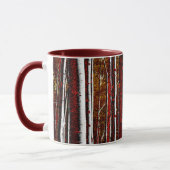 Dunkler Birkenwald Tasse (Links)