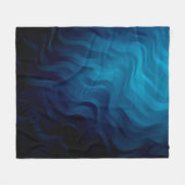 Dunkler BLAU Hintergrund mit Linien. Farbige Illus Fleecedecke (Vorderseite (Horizontal))