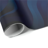 Dunkler BLAU Hintergrund mit Linien. Farbige Illus Geschenkpapier (Rolleneckpunkt)