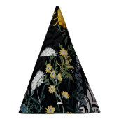 Dunkler Blumengarten: Blühendes Nachtmuster Partyhütchen (Rechts)