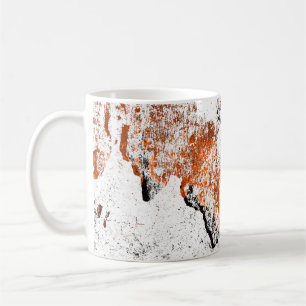 Dunkler brauner Grunge-Hintergrund. Schwarz weiß o Kaffeetasse