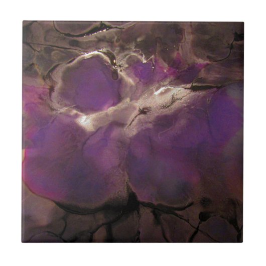 Dunkler Burg Fliese (Vorderseite)