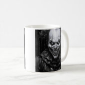 Dunkler Clown Kaffeetasse (VorderseiteRechts)
