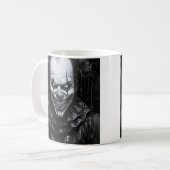 Dunkler Clown Kaffeetasse (Vorderseite Links)