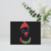 Dunkler Clown Postkarte (Stehend Vorderseite)