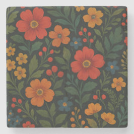 Dunkler Cotattcore Rustikaler Bauernhof Vintag Steinuntersetzer