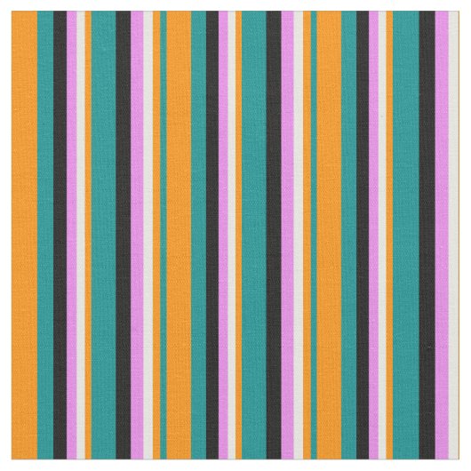 Dunkler Cyan, dunkles Orange, Minzcreme, Violet un Stoff (Nahaufnahme)