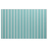 Dunkler Cyan und hellgraues, gestreiftes Muster Stoff (Fat Quarter (45,7 x 55,9 cm))