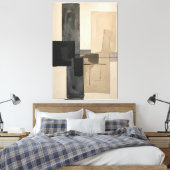 Dunkler Dialog Leinwanddruck (Insitu (Schlafzimmer))