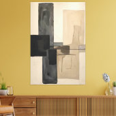 Dunkler Dialog Leinwanddruck (Insitu (Wohnzimmer))