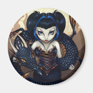 "Dunkler Drache-" Magnet