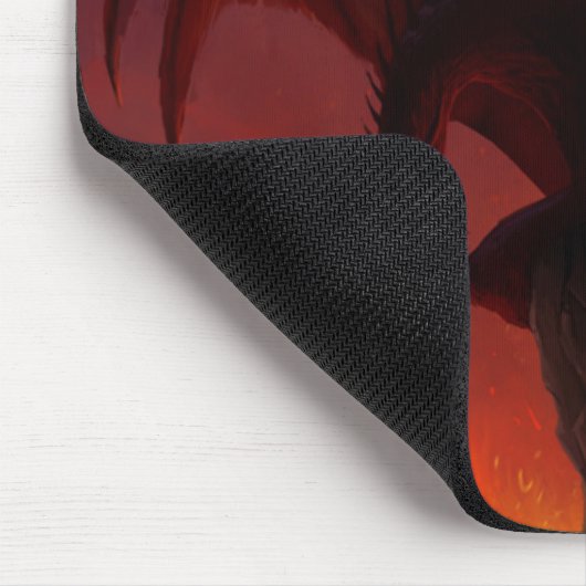 Dunkler Drache Mousepad (Ecke)