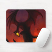 Dunkler Drache Mousepad (Mit Mouse)