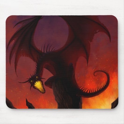 Dunkler Drache Mousepad (Vorne)